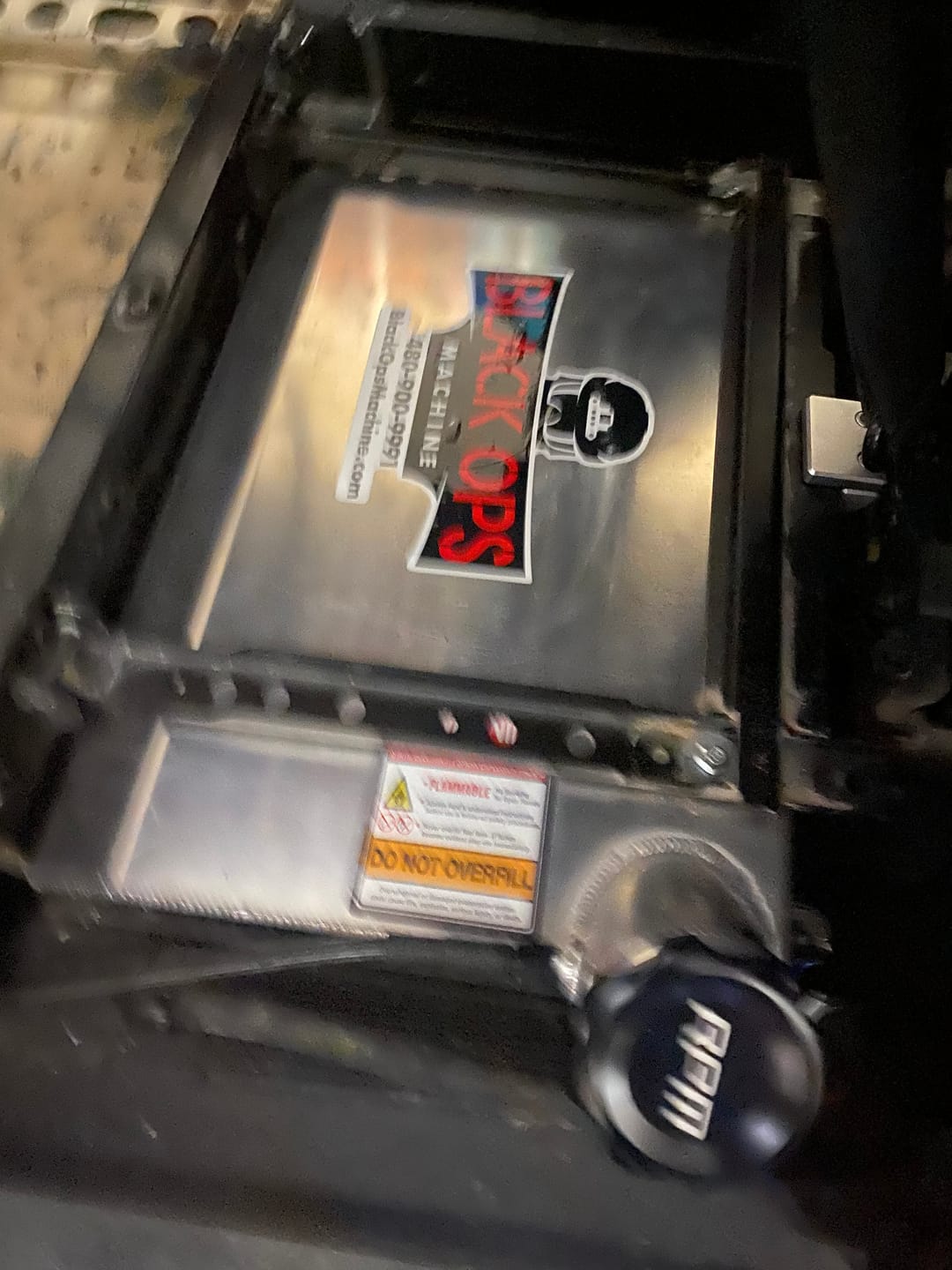 Customer photo review of Pro R, Turbo R, Pro XP 4 Seat 7.5 Gallon Floor Board Fuel Tank