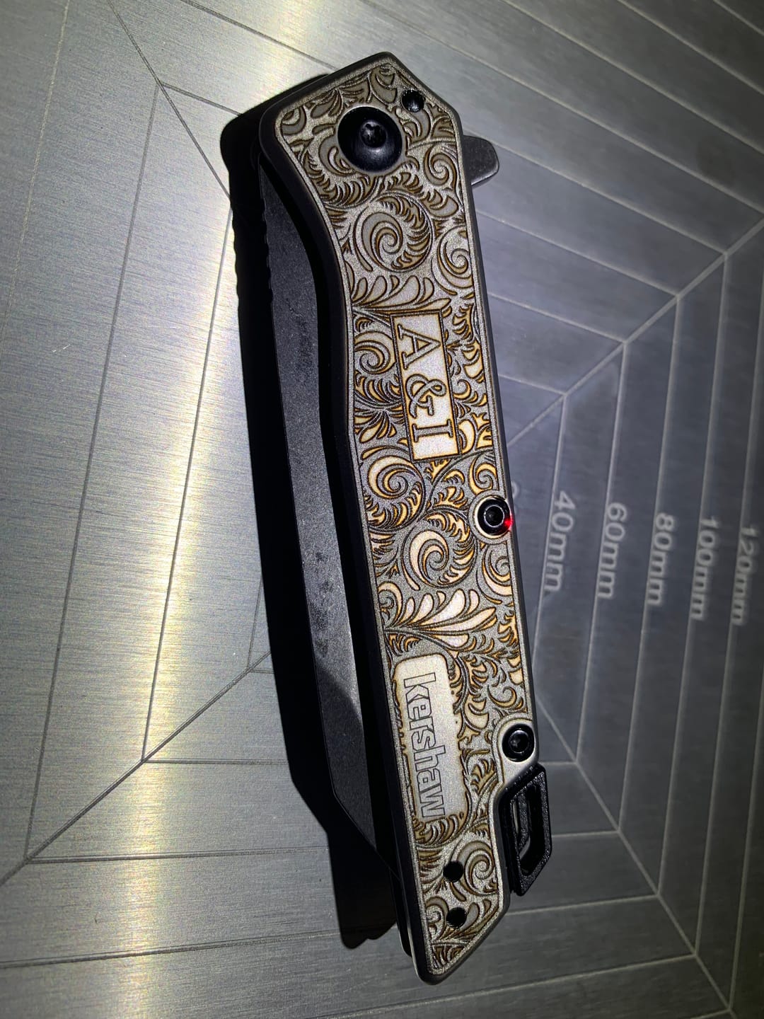 Customer photo review of Cloudray K9 M85 Fiber Laser F-theta Scan Lens