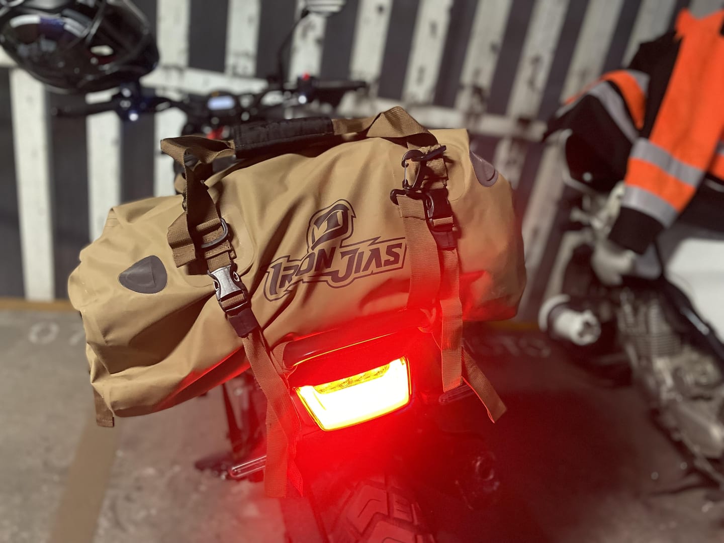 Customer photo review of RIDEIRON Waterproof Large Capacity Motorcycle Travel Dry Bag | BAG007