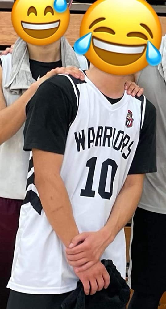 Customer photo review of Custom Reversible Basketball Jerseys with Numbers |  Personalized Double Side Tops