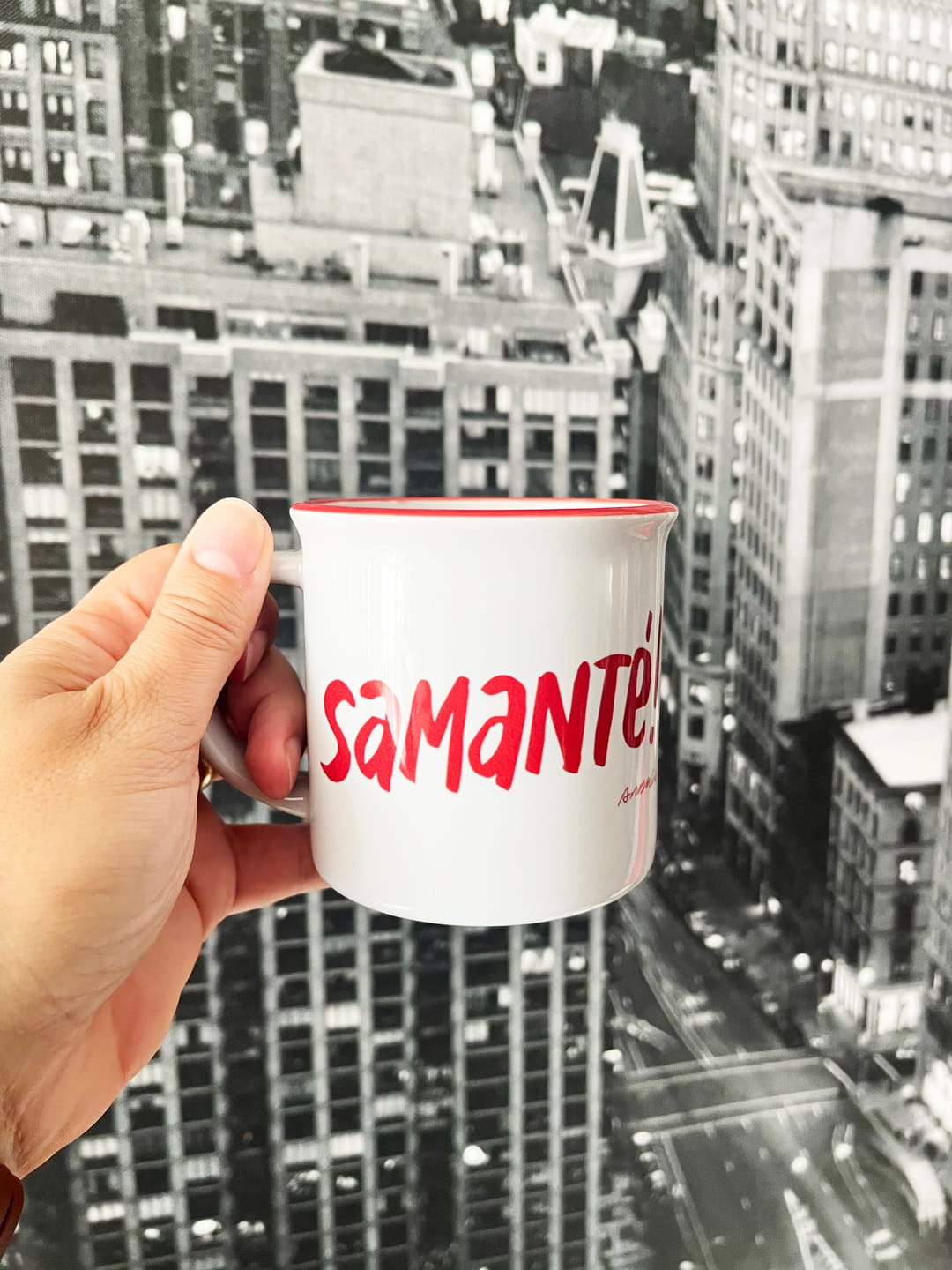 Customer photo review of Taza "Samanté!" vintage