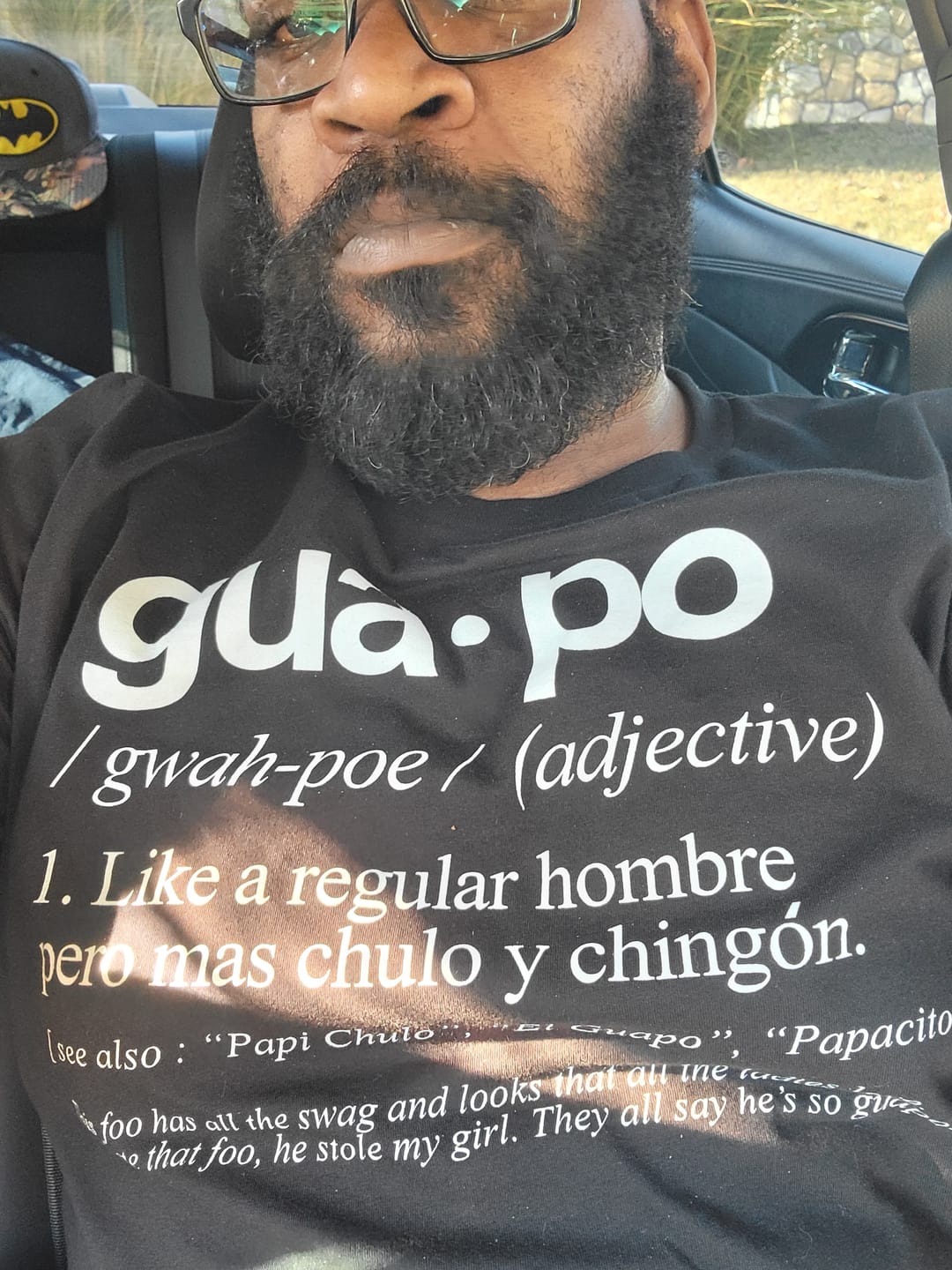 Customer photo review of The Definition Of Guapo Old School Classic Tee