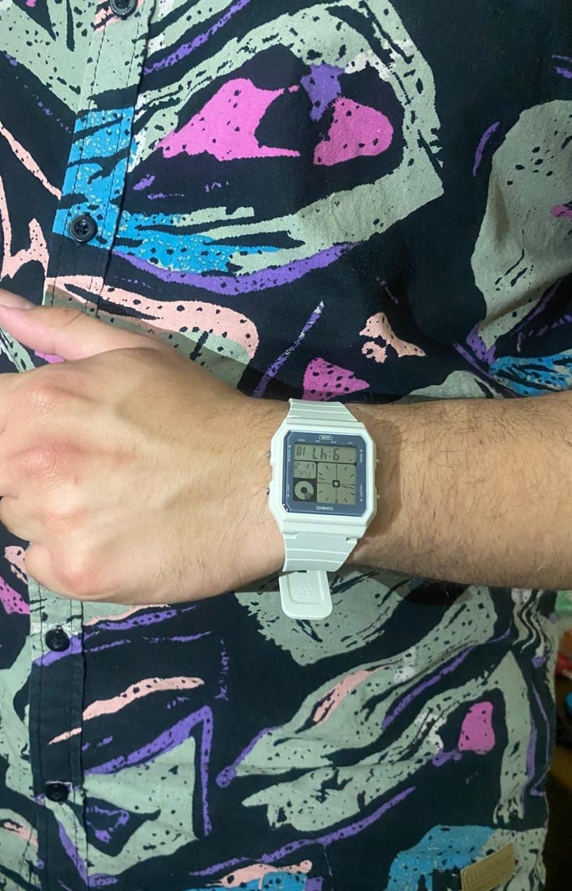 Customer photo review of Reloj Casio Vintage LF-20W-8ADF Twin-Graph Reissue Resina
