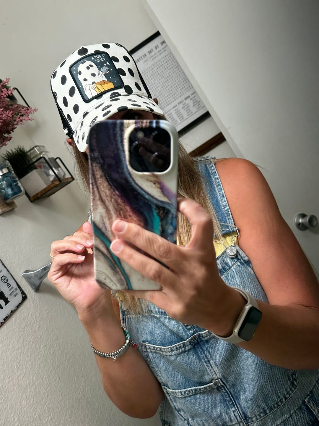 Customer photo review of OVERLORD X Peanuts: "I Got A Rock" Trucker Cap