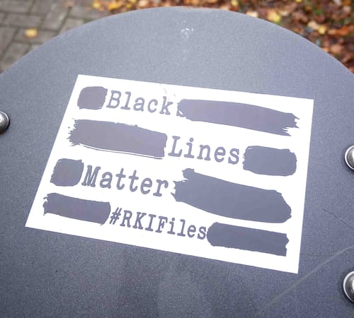 Customer photo review of STICKER / AUFKLEBER (10 STK.) • BLACK LINES MATTER - #RKIFILES