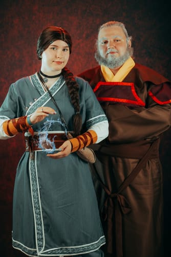 Customer photo review of Avatar: 2024 TV The Last Airbender Katara Kostüm Set Cosplay Halloween Karneval Outfits