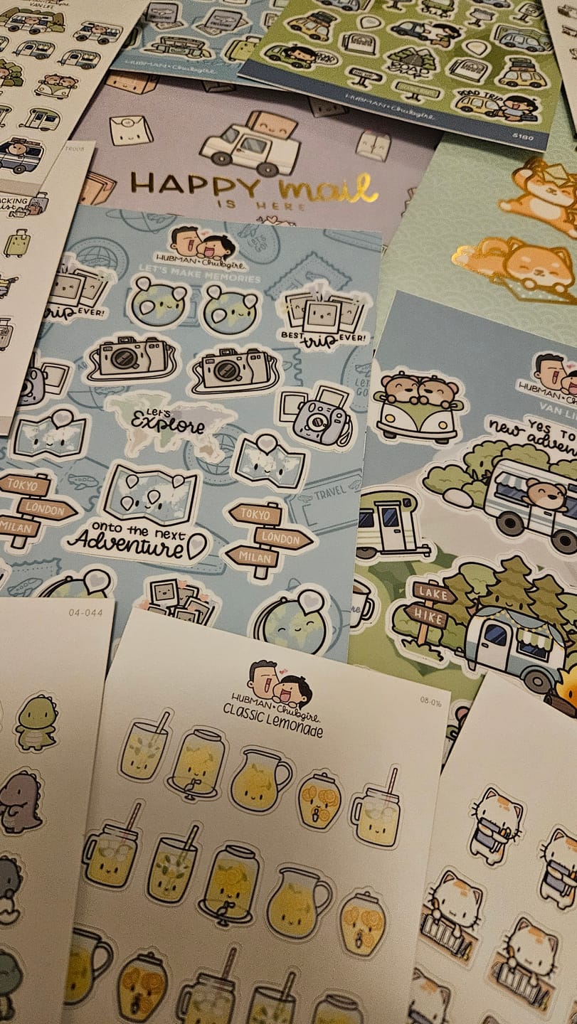 Customer photo review of Let's Make Memories Sticker Sheet