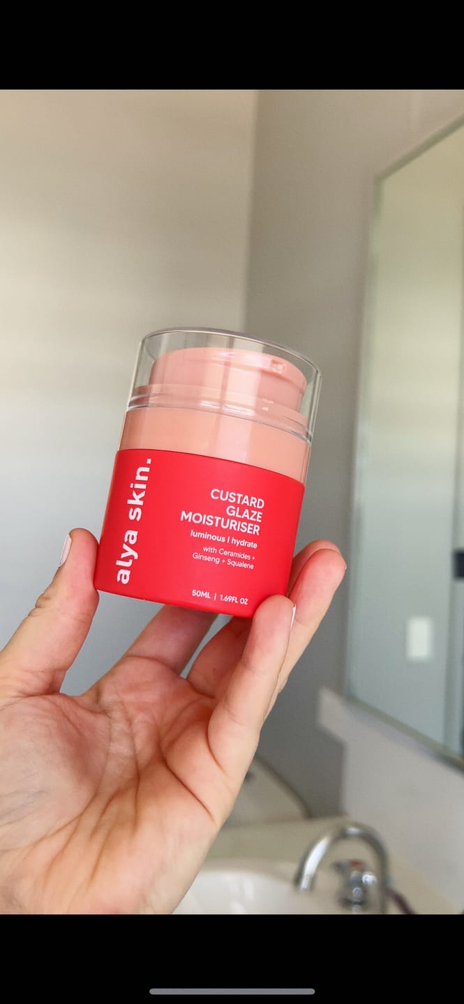 Customer photo review of Custard Glaze Moisturiser