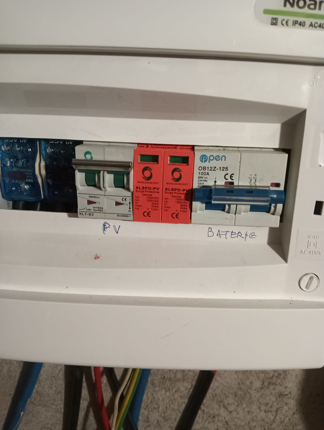 Customer photo review of Siguranta declansatoare pentru panouri solare 63A DC MCB