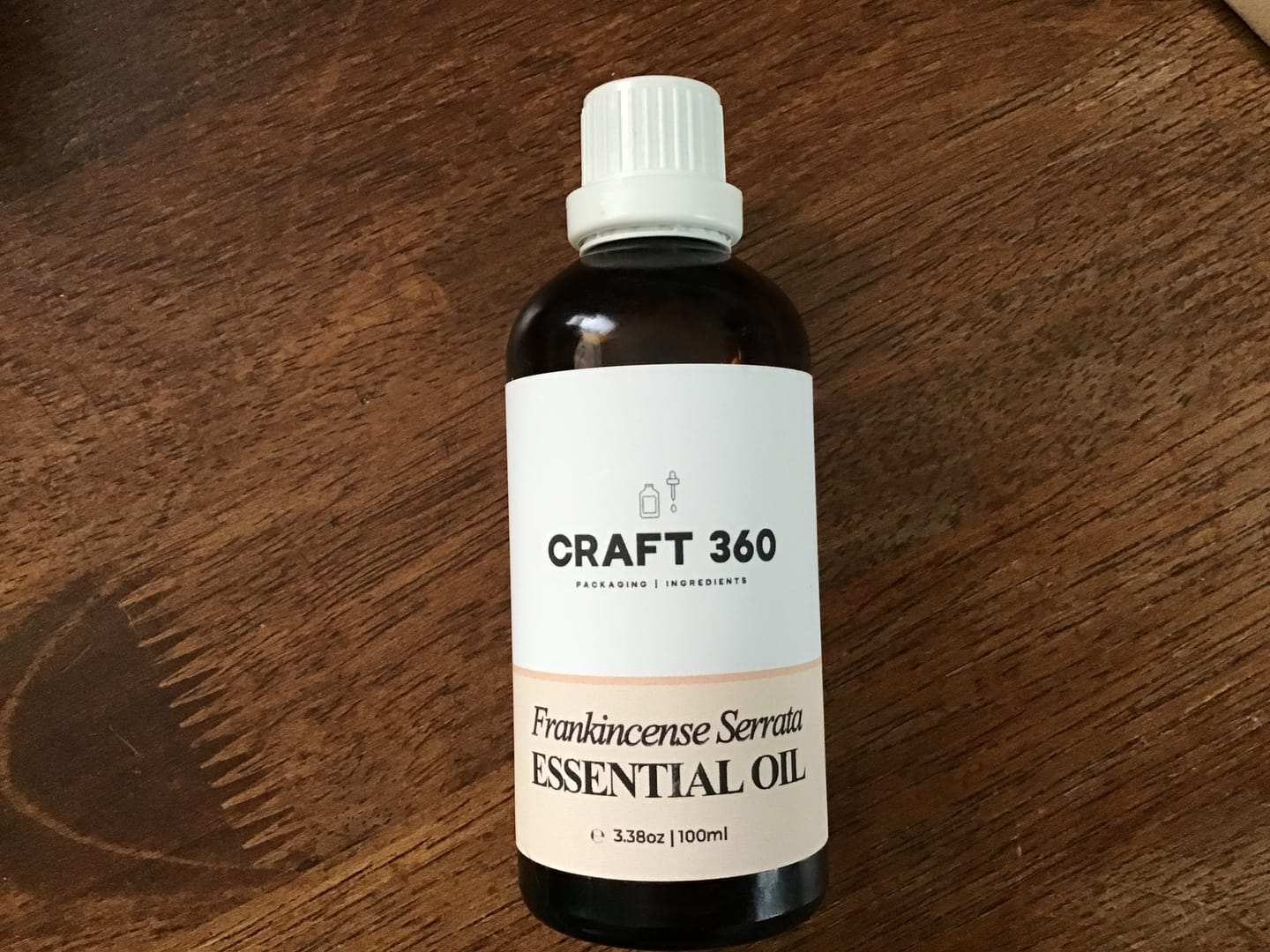 Customer photo review of Certified Organic Frankincense Essential Oil - Boswellia Serrata - ACO Cert. No. 14153