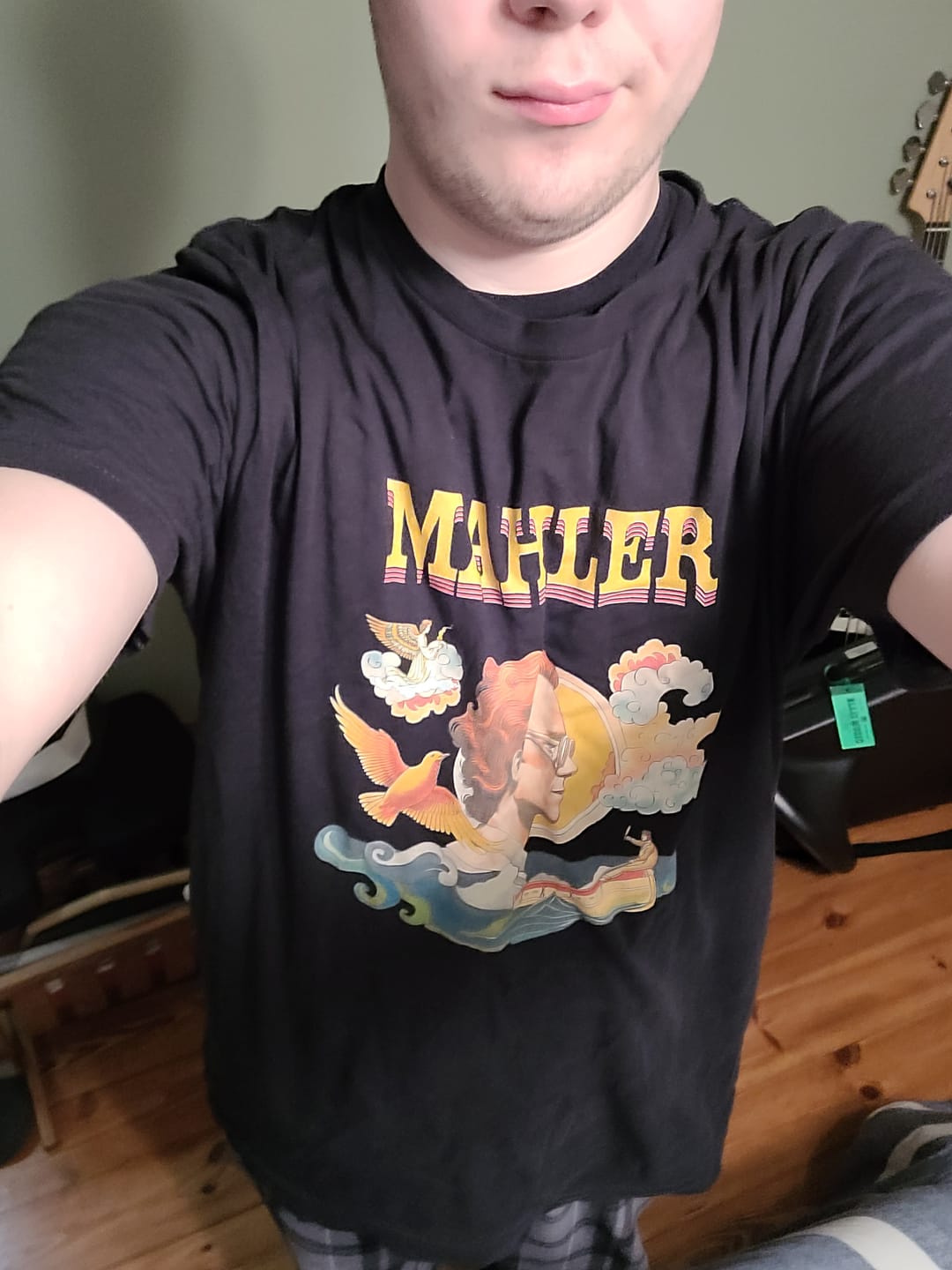 Customer photo review of Mahler: Illustrated T-Shirt