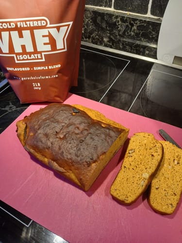 Customer photo review of Whey Protein Isolate Unflavored