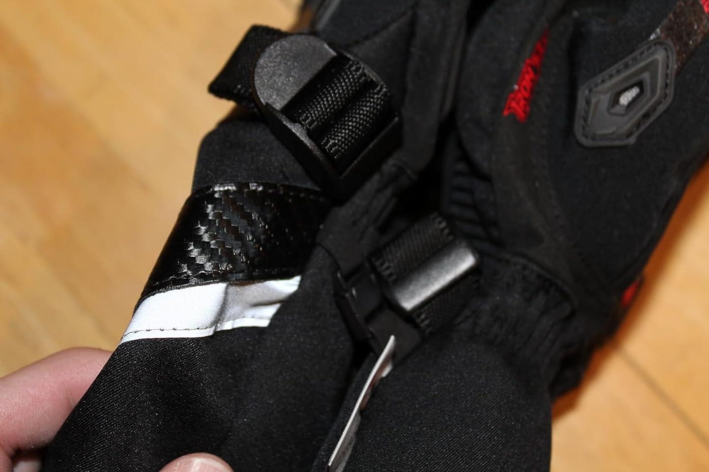 Customer photo review of RIDEIRON Winter Waterproof Rechargeable Heated Motorcycle Gloves | AXE01H