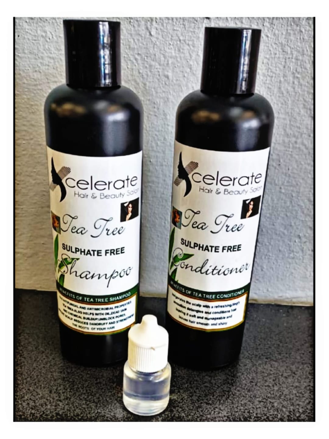 Customer photo review of 250 ml HDPE Boston Tall Bottle (24 mm neck) - No Closure - Black