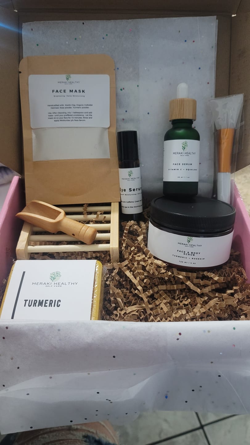 Customer photo review of Luxury Skincare Box