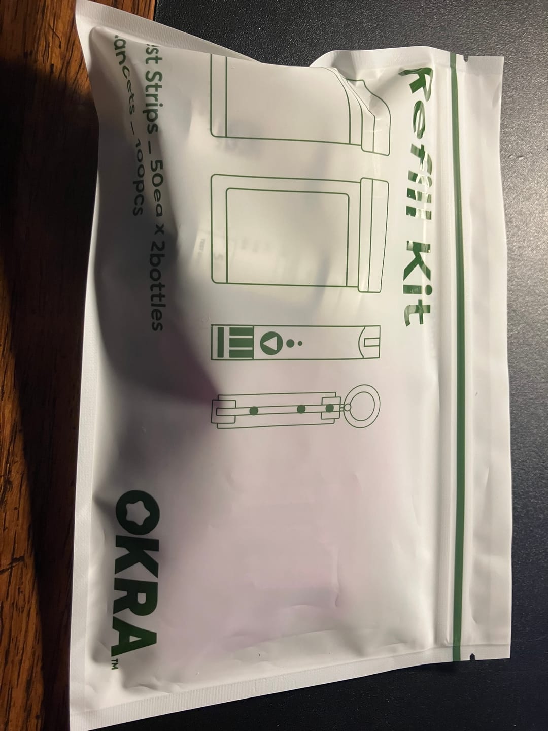 Customer photo review of OKRA Refill Kit (for 100 tests)