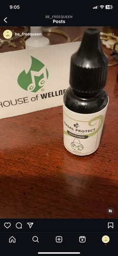 Customer photo review of NASAL PROTECT airborne particle support