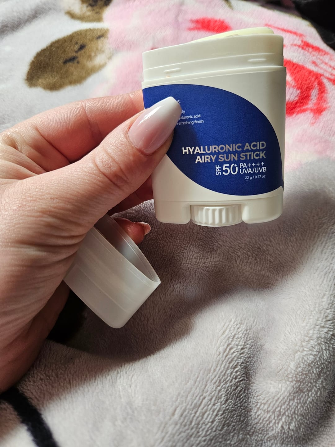Customer photo review of Isntree - Stick solaire à l'acide hyaluronique - 22g