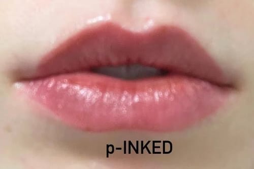 Customer photo review of Lip Stain - Peel & Reveal