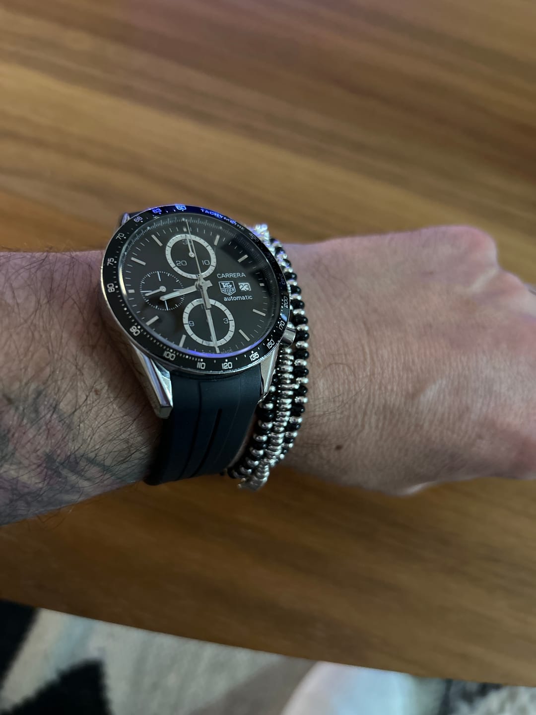 Customer photo review of Bracelet Moonswatch - Noir