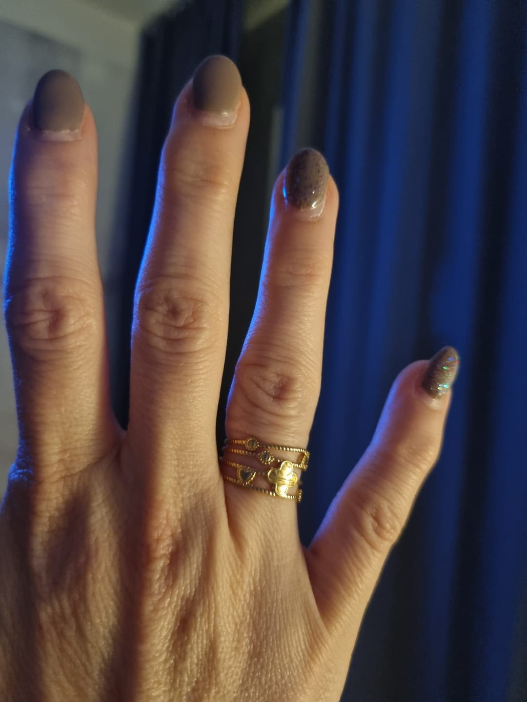 Customer photo review of Art Clover Ring | 18K vergoldet