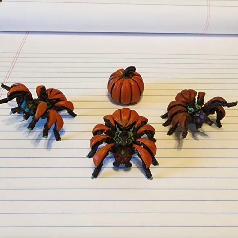 Customer photo review of Pumpkin Spiders - Ambush Hord