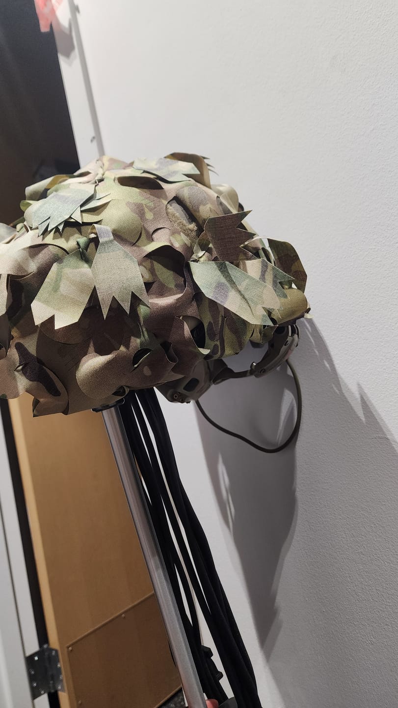 Customer photo review of Predator Ghillie™ Helmet Cover
