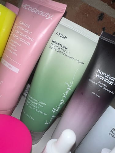 Customer photo review of Anua - Heartleaf Quercetinol Pore Deep Cleansing Foam 150ml
