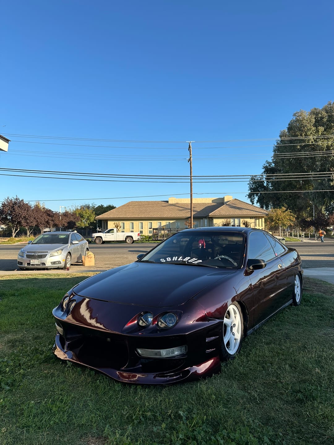 Customer photo review of Glossy Metallic Black Rose Vinyl Wrap