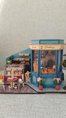 Customer photo review of French Bakery DIY Miniature House