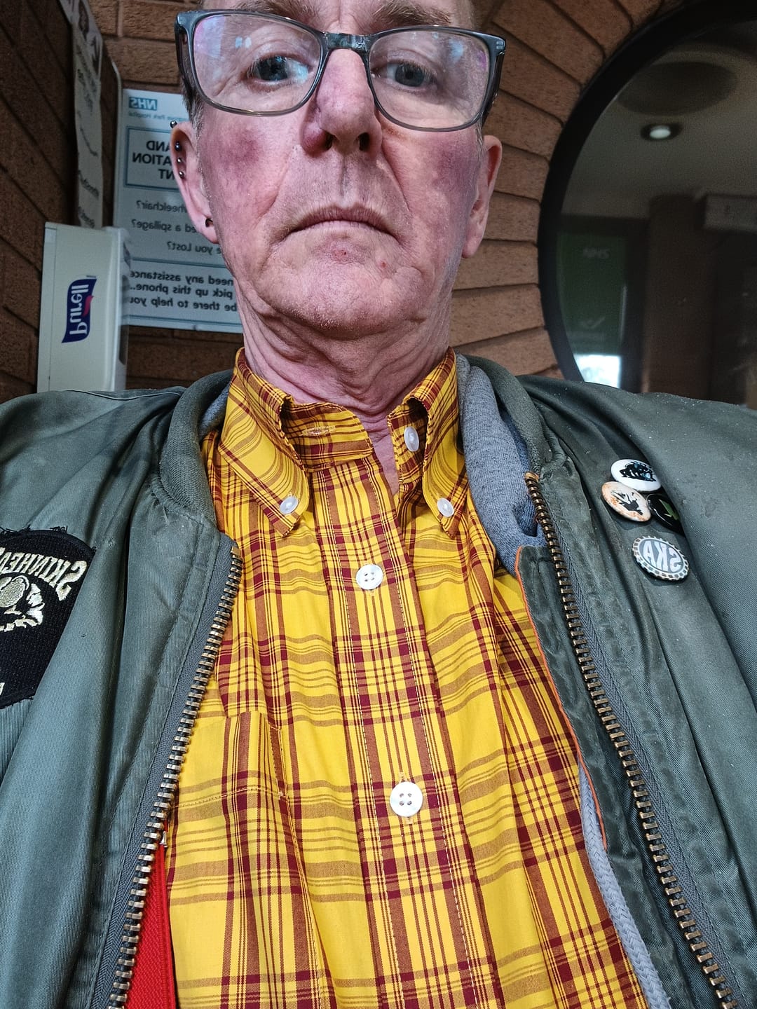 Customer photo review of **NEW** Mustard Check Shirt- CK-47