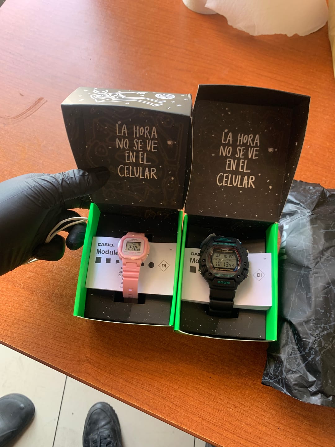 Customer photo review of Reloj Casio Vintage LA-20WH-4A1DF Rosado