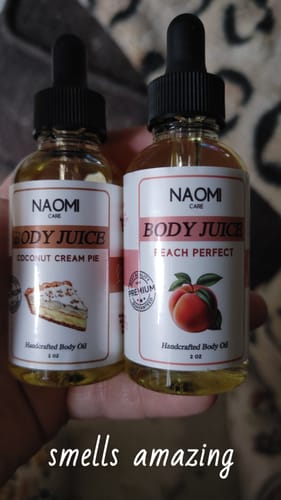 Customer photo review of BOGO Naomi Body Juice Oil