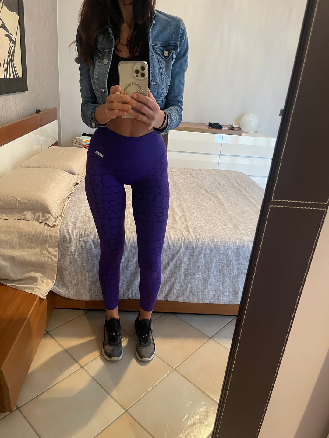 Customer photo review of Leggings All-up Cocco Viola