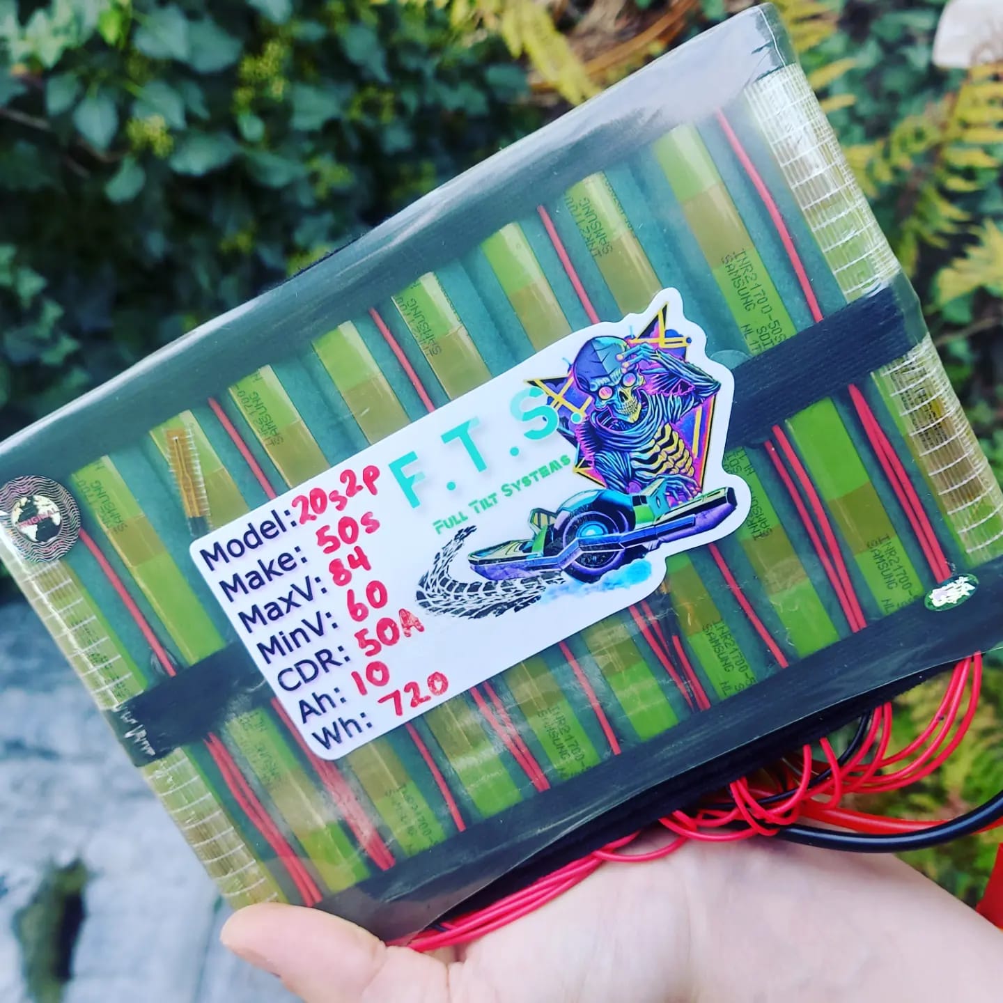 Customer photo review of Samsung 50S 21700 5000mAh 25A Battery