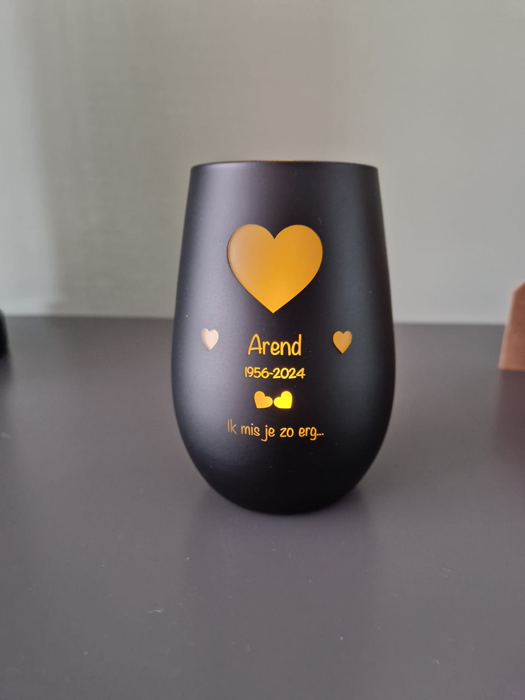 Customer photo review of We missen je ... - Familie-Rouwlicht