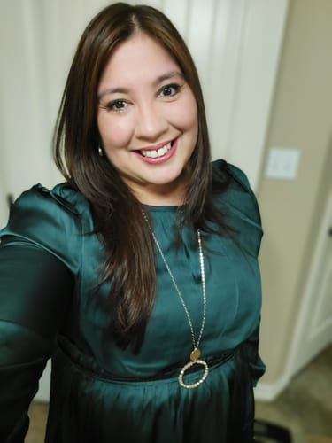 Customer photo review of Classic Cinched Long Sleeve Dress