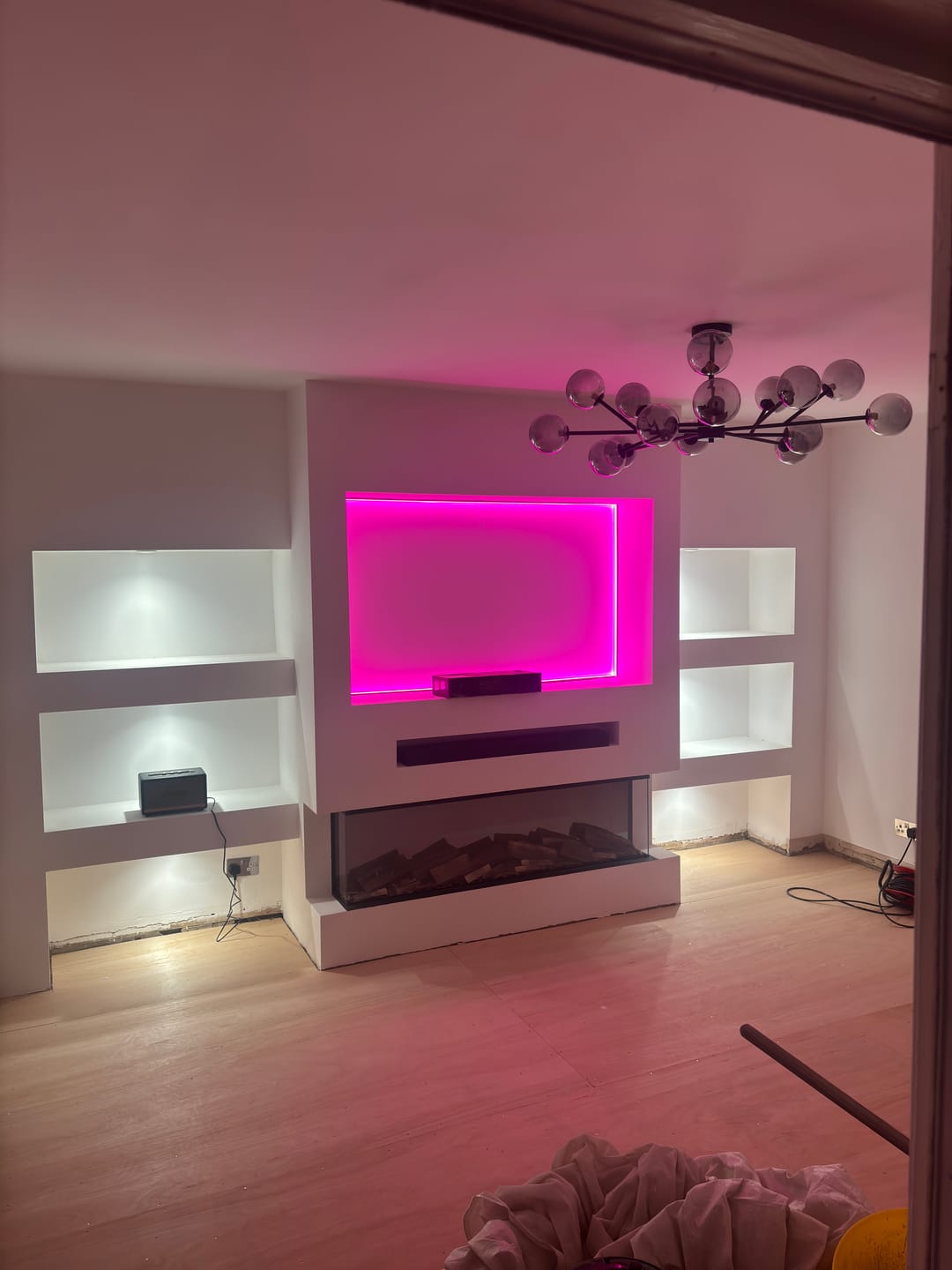Customer photo review of 15-Light Sputnik Modern Sphere Chandelier