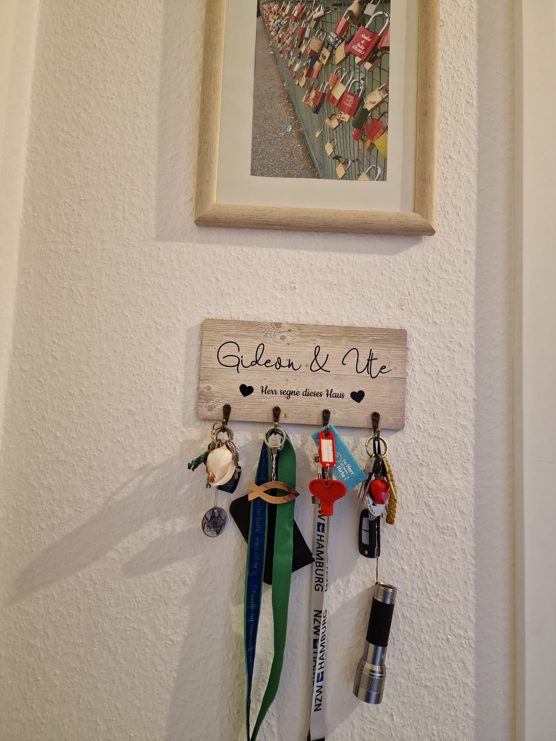 Customer photo review of Zuhause - Individuelles Schlüsselbrett