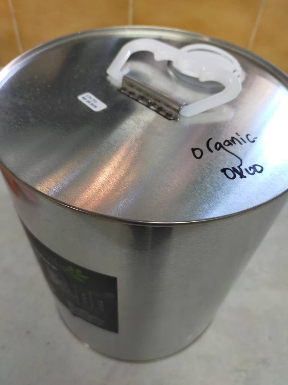 Customer photo review of 5l Certified Organic Extra Virgin Olive Oil (Org De Rac)