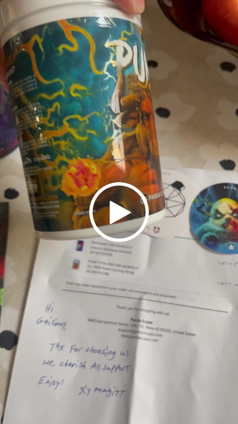 Customer video review of PUMP STIM FREE PRE-WORKOUT