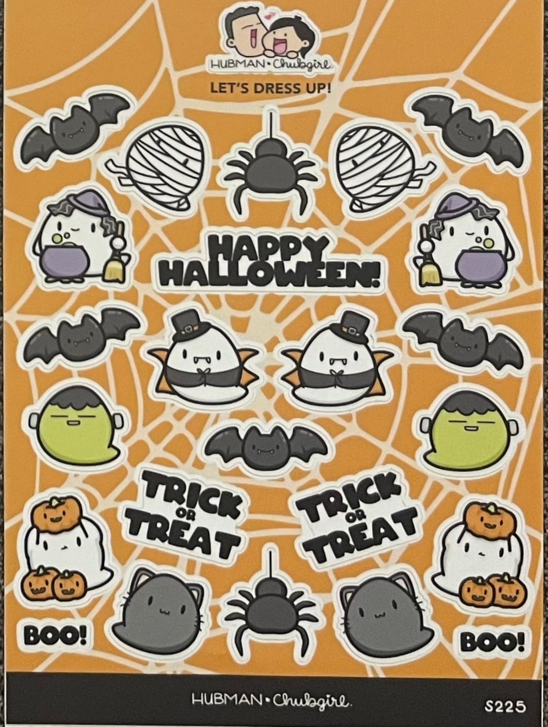 Customer photo review of Let's Dress Up Sticker Sheet