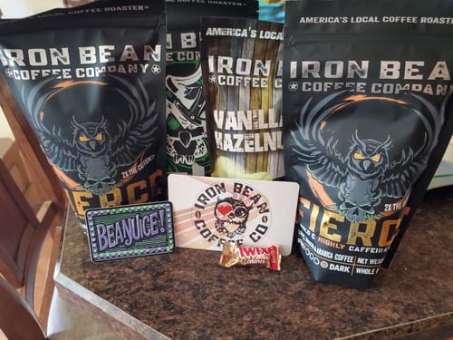 Customer photo review of Fierce™ - Highly Caffeinated Dark Roast