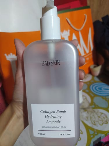 Customer photo review of Bad Skin™ Korean Collagen Bomb Hydrating Ampoule