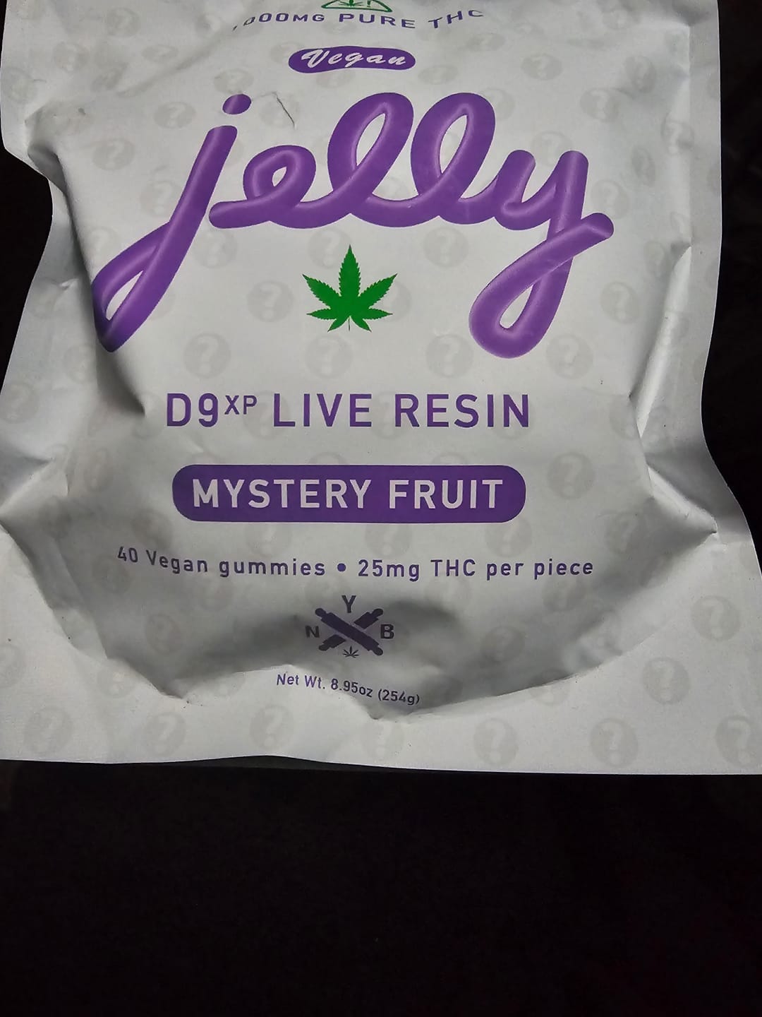 Customer photo review of Jelly D9XP Live Resin Gummies