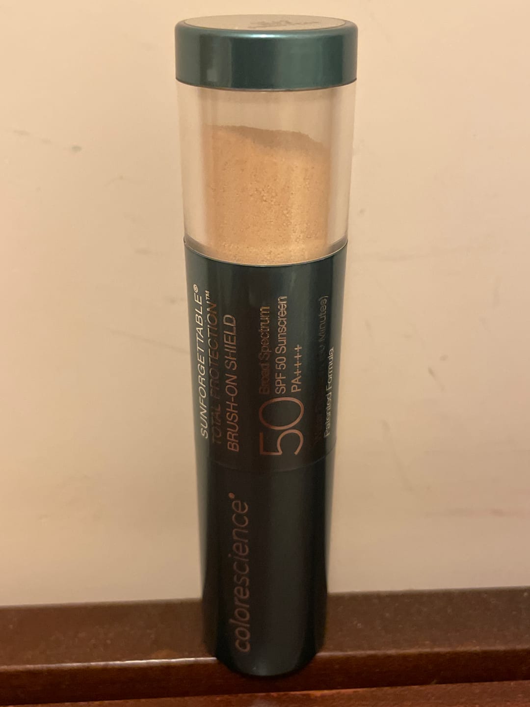 Customer photo review of Colorescience Sunforgettable Total Protection Brush-On Shield SPF 50