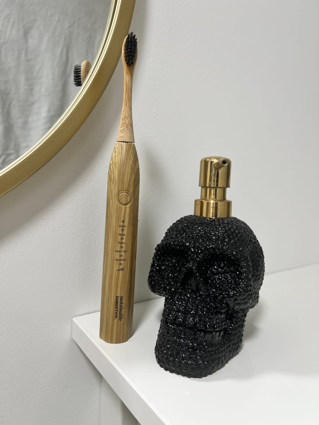 Customer photo review of Zen Bamboo Electric Toothbrush