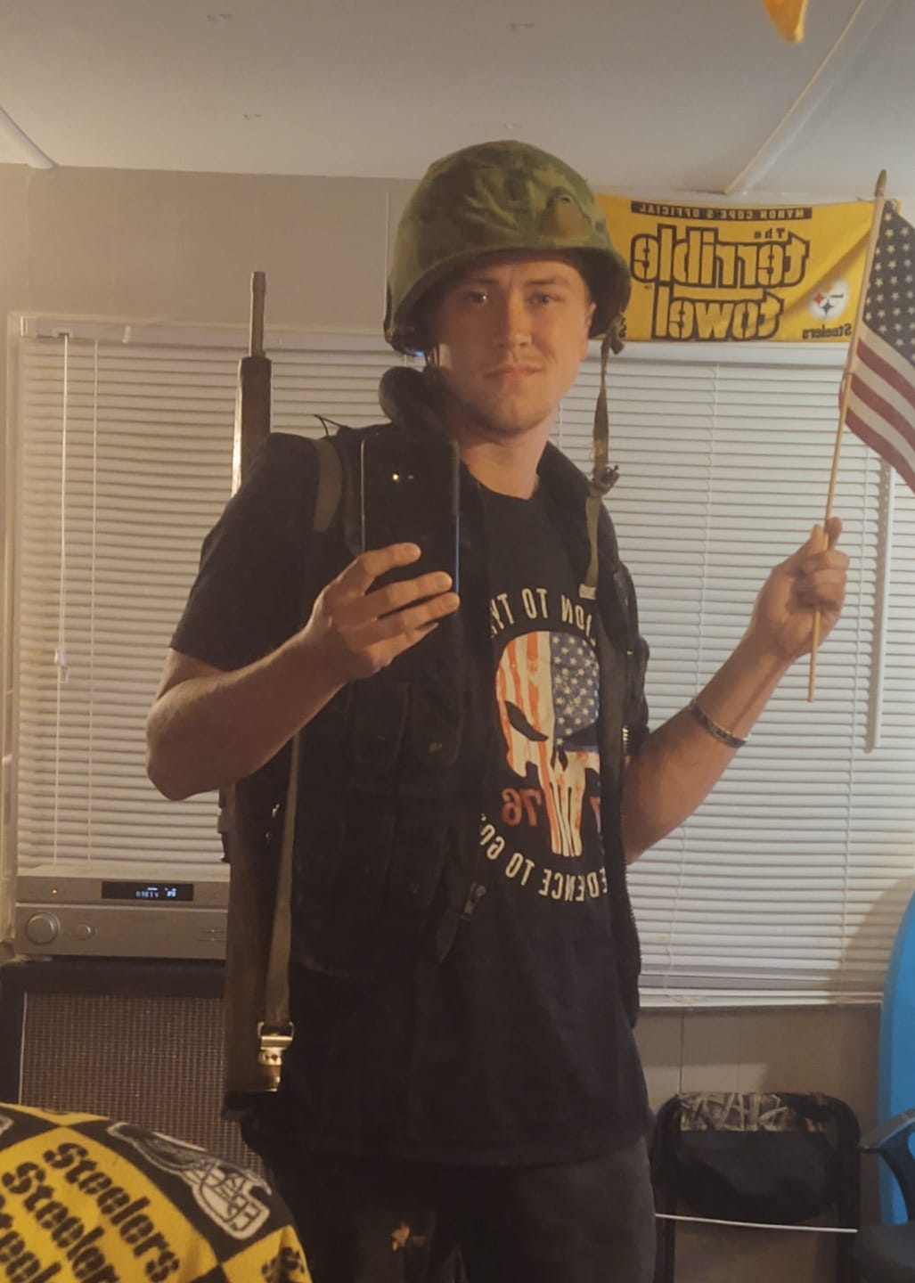 Customer photo review of Rebellion To Tyrants T-Shirt