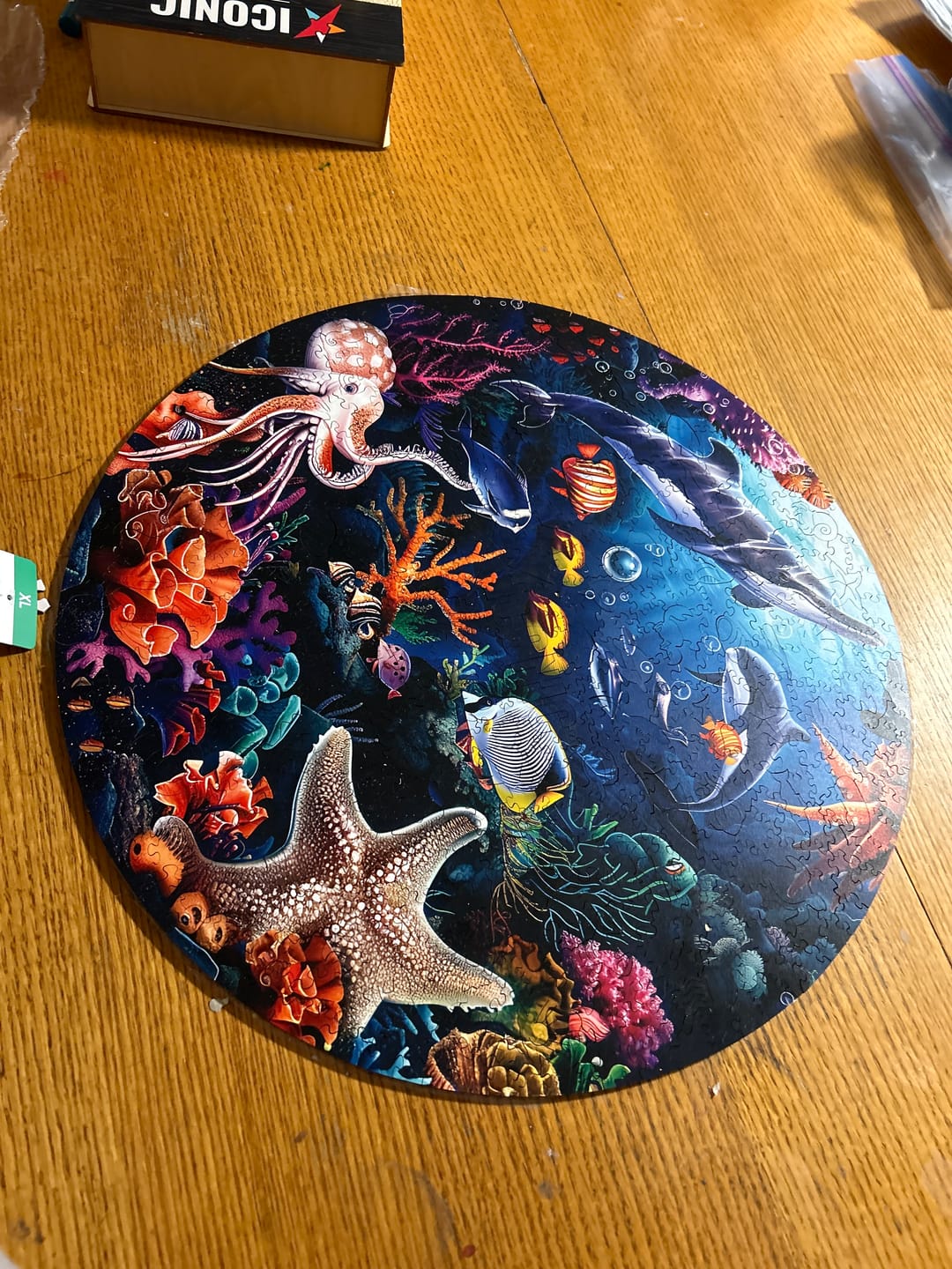 Customer photo review of Sea Animals - Wooden Puzzle