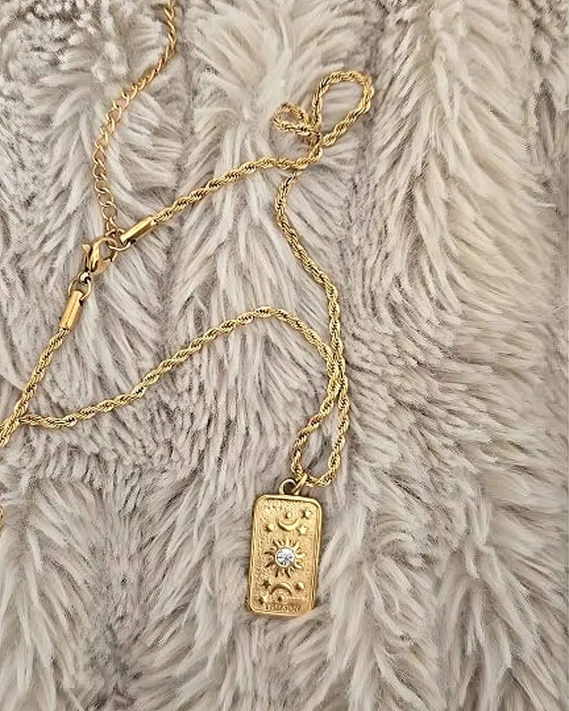 Customer photo review of Classic Tarot Necklace